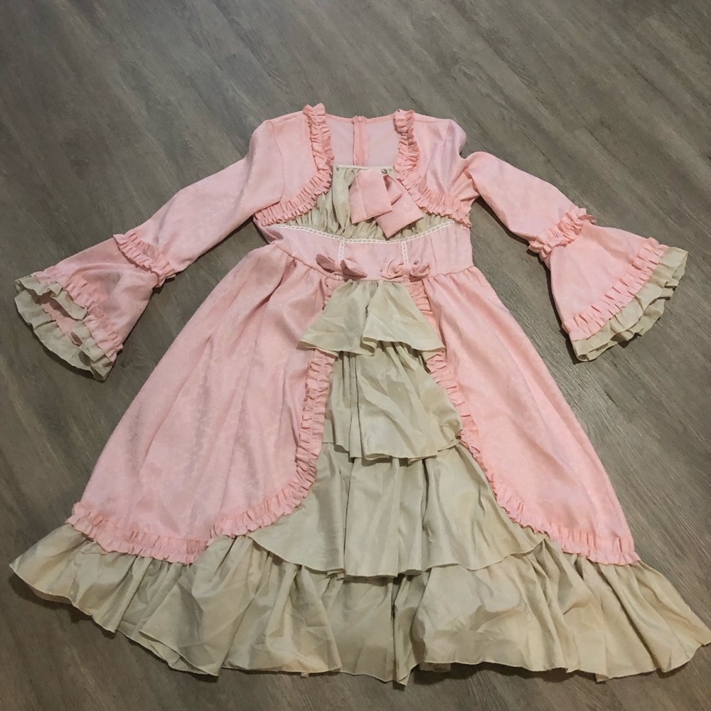 Pink Bridgerton dress size Medium girls
